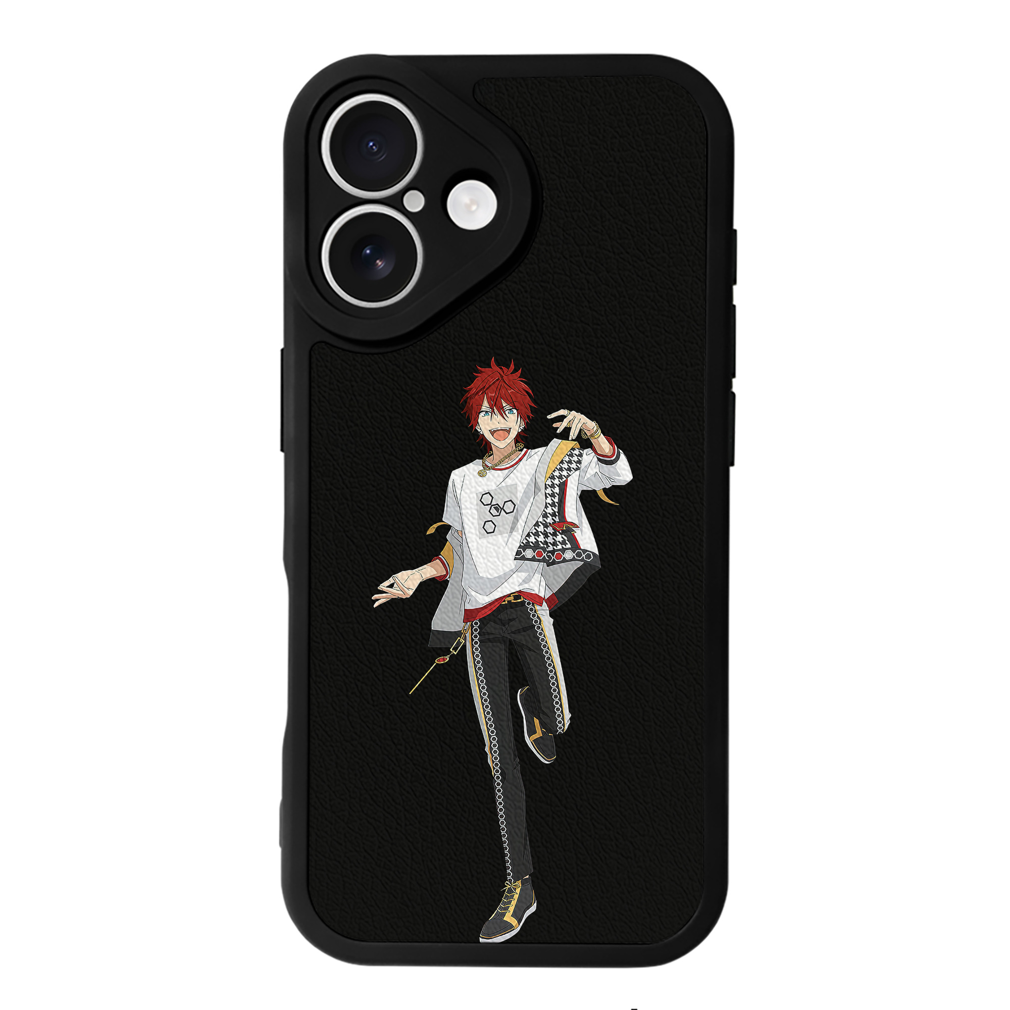 （画像用） あんさんぶるスターズ! Ensemble Stars 【iPhone 16シリーズ対応】シリコンスマホケース（レザー調） 材質：シリコン